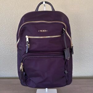 Tumi Voyager Hilden Backpack. BlackBerry color. Excellent condition.